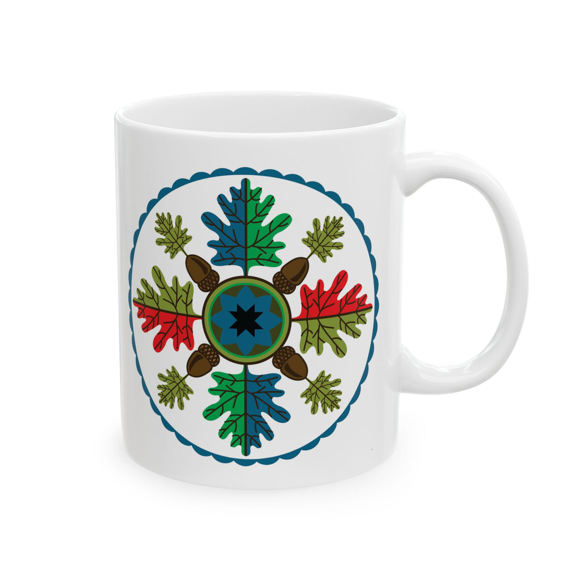 Acorn Hex Mug  (11oz, 15oz)